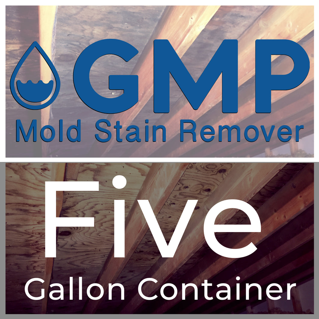 GMP Mold & Mildew Stain Remover - 5 Gallon Pail Packaging